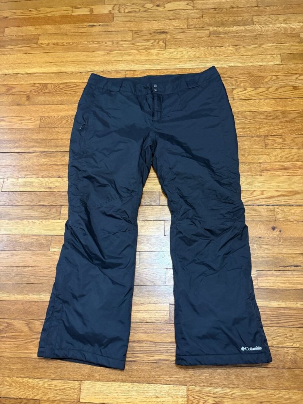 Columbia Womens Snowpants Plus Sz 2X Black Insulated Nylon Snowboard Ski Pants
